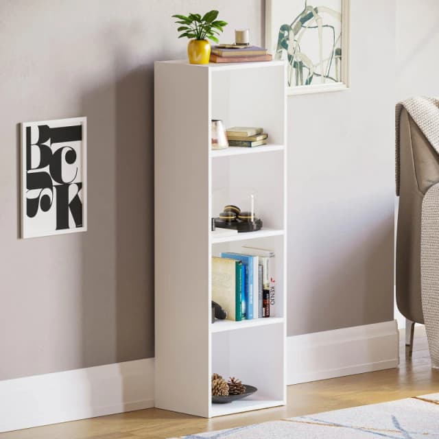 Lassic Vida Designs Oxford 4 Tier Cube Bookcase White unisex 4 Tier