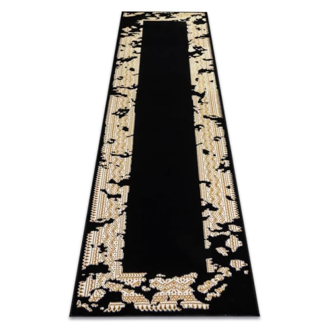 RugsX Allure Runner in Black Size: 60cm x 200cm Black Unisex 60cm x 200 cm