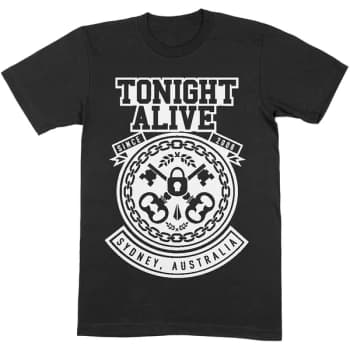 Tonight Alive - TA Keys Unisex Large T-Shirt - Black