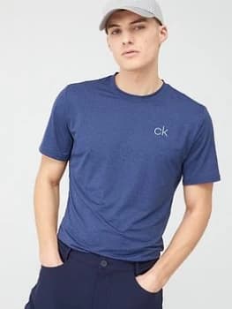 Calvin Klein Golf Newport Tee - Navy Marl, Navy Marl Size XL Men