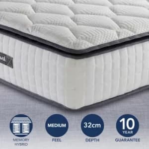 Sleepsoul Bliss 800 Pocket Single Mattress White