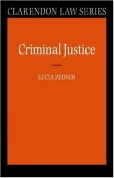 Criminal Justice by Lucia Zedner Paperback