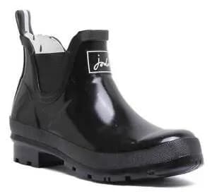 Joules Wellibob Ankle Welly Boots - Black