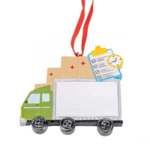 Personalisable Delivery Driver Ornament