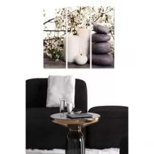 MDF7339431 Multicolor Decorative MDF Painting (3 Pieces)