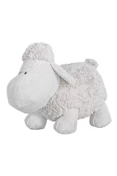 Sheep Corduroy Doorstop - Natural