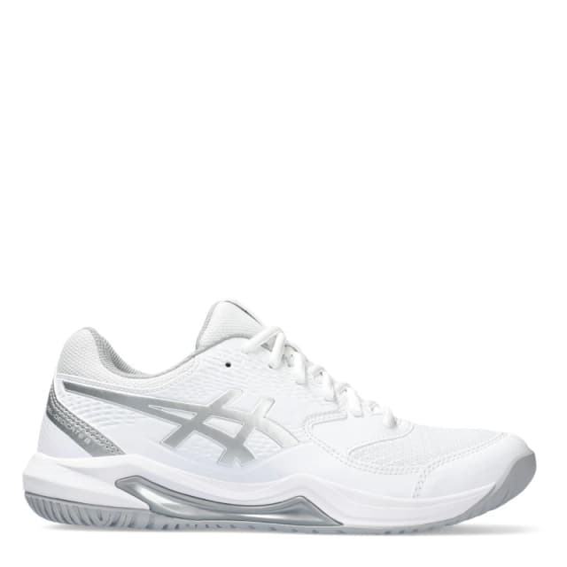 Asics Gel-Dedicate 8 Tennis Shoes Womens White/Silver female 5 (38)