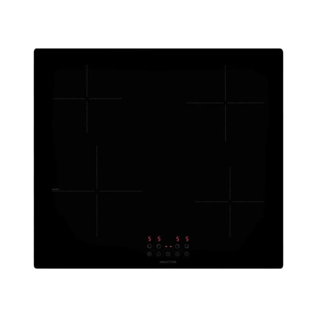 Willow 60cm Induction Ceramic Hob Touch Control Hardwired 4 Zones Black