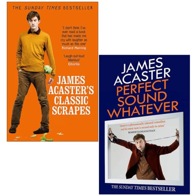 James Acaster 2 Books Collection Set (James Acaster's Classic Scrapes & Perfect Sound Whatever) James Acaster Books