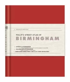 Philips Street Atlas of Birmingham by Philips Maps Hardback