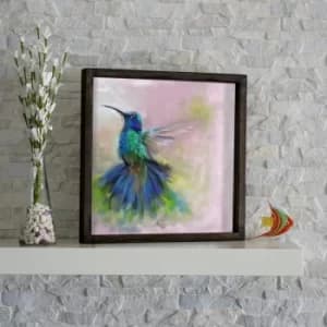 KZM204 Multicolor Decorative Framed MDF Painting