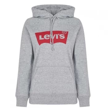 Levis Batwing Hoodie Womens - Grey