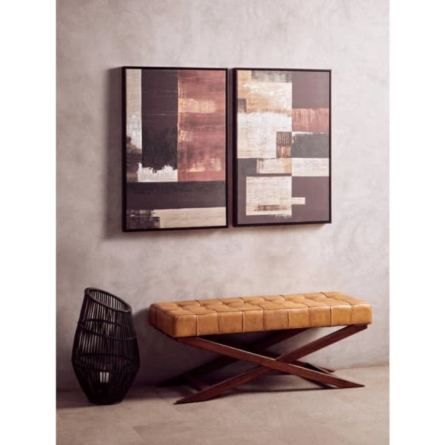 Fifty Five South Astratto Set Of 2 Multi Colour Wall Art Multi unisex One Size