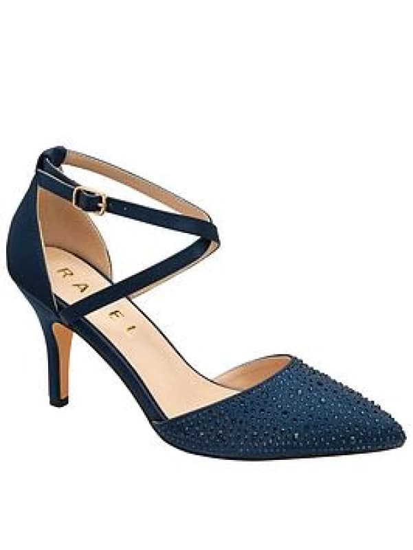 Ravel 'Rainsville' Pointed-Toe Court Shoes Navy