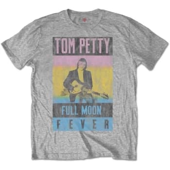Tom Petty & The Heartbreakers - Full Moon Fever Unisex Large T-Shirt - Grey