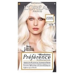 Preference Platinum Extreme Platinum Blonde Hair Dye Blonde