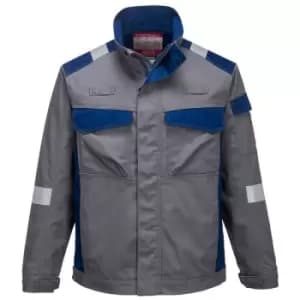 Portwest FR08GRRXXXL - sz 3XL Bizflame Ultra Two Tone Jacket - Grey - Grey