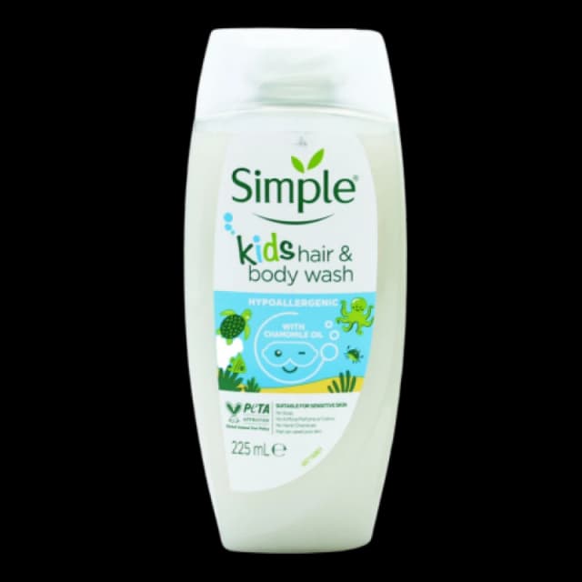 Simple Kids Hair & Bodywash 225 ml