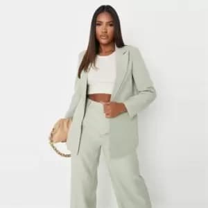 Missguided Boyfriend Blazer - Green