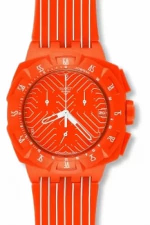 Unisex Swatch Flash Run Chronograph Watch SUIO400
