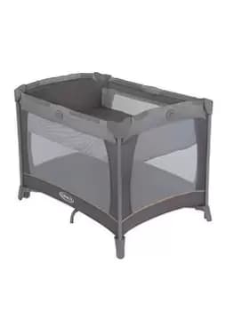 Graco Contour with Bassinet Travel Cot - Pebble, Grey