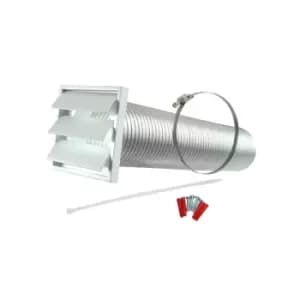 Manrose 150mm Cookerhood Venting Kit With Gravity Grille - 43078