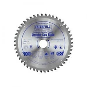 Faithfull tct Circular Saw Blade Triple Chip Ground 216 x 40 mm x 48T
