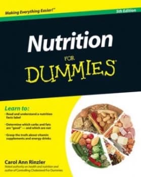Nutrition for Dummies by Carol Ann Rinzler Paperback