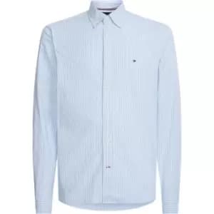 Tommy Hilfiger Core 1985 Flex Oxf Stp Rf Shirt - White