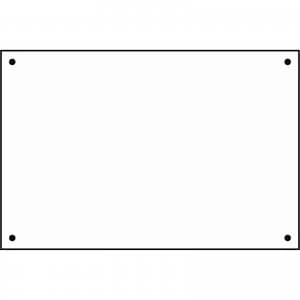 Scan PVC Rigid Backing Board 600mm 400mm Standard