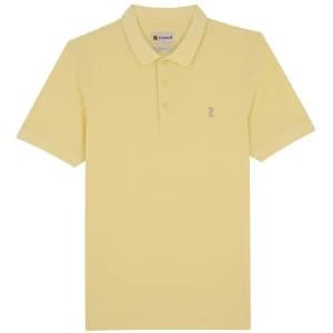 Farah Mens Cove 100 Polo Shirt Bleached Sun Medium