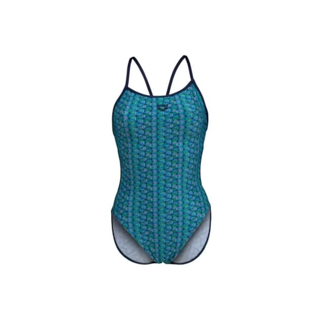 Womens 1 Piece swimsuit Arena Starfish Lace Bleu Female 40
