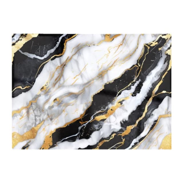 Warren Reed Designer White And Gold Marble Effect Chopping Board