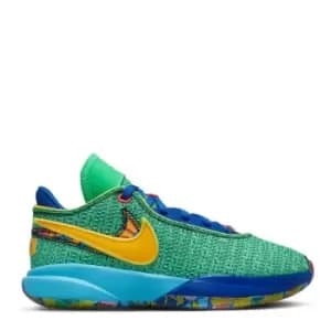 Nike LeBron XX Jnr Basketball Shoes - Green