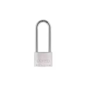 Abus Mechanical - 64TI/50mm titalium Padlock 80mm Long Shackle Carded