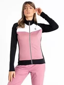 Dare 2b Laura Whitmore Elation II Core Stretch Jacket - Rose, Rose, Size 18, Women