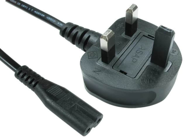 Cables Direct UK - C7 3m Black 2m C7 coupler