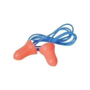 Howard Leight Max Disposable Corded Earplugs Coral Polybag Pack 100 Pairs
