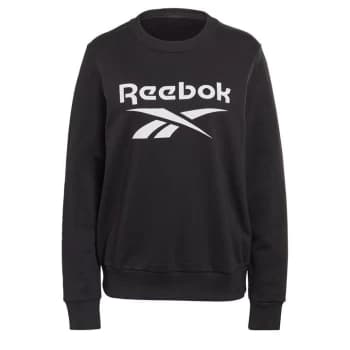 Reebok Identity Logo French Terry Crew Sweatshirt - Black