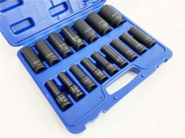 Toolzone 16 Piece 1/2"Deep Impact Socket Set 10-32 KDPSS244