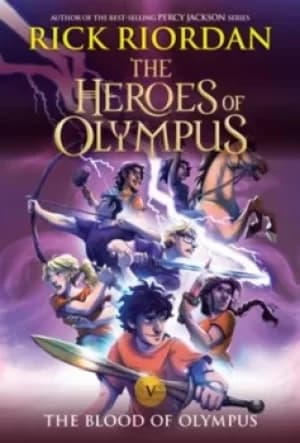 Heroes of Olympus The Book Five The Blood of Olympus new cover by Rick Riordan