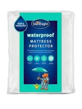 Silentnight Waterproof Mattress Protector - White