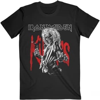 Iron Maiden - Killers Eddie Large Graphic Distress Unisex XX-Large T-Shirt - Black