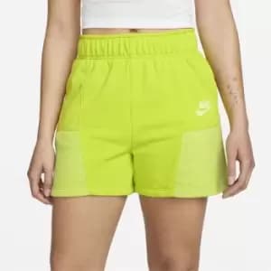 Nike Air Womens Fleece Easy Shorts - Green