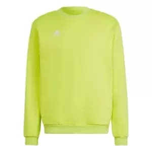 adidas Entrada 22 Sweatshirt Mens - Team Semi Sol Yellow