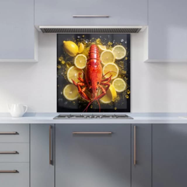 Warren Reed - Designer Summer Daisy Pattern Tea Towel in Blue Blue Unisex