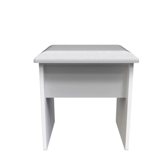 Harrow Stool In White (Ready Assembled)