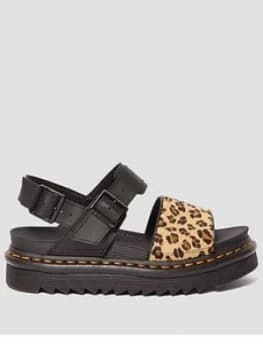 Dr Martens Voss Leopard Flat Sandal - Leopard Print