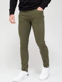 Jack & Jones Liam Skinny Fit Trousers - Forest Night