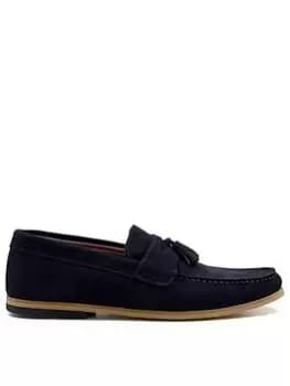 Dune London Bart Smart Loafer, Navy, Size 10, Men
